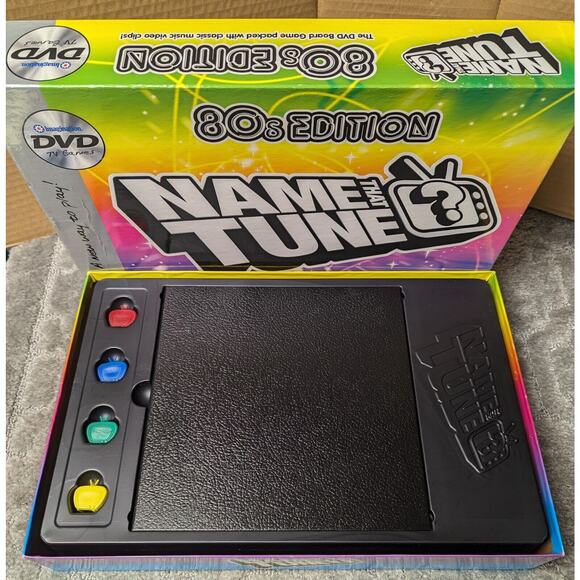 Name that Tune 80s Edition DVD Board Game Imagination Music 2005 Complete RETRO - Picture 2 of 5